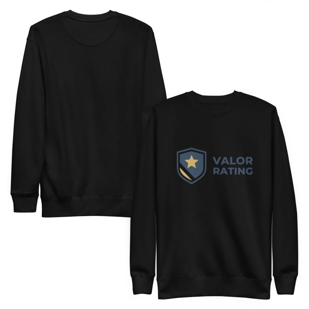 Valor Rating Premium Sweatshirt